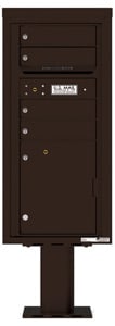 Florence 4C Pedestal 4CADS-04-P Dark Bronze