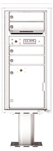 Florence 4C Pedestal 4CADS-04-P White