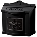Gaines FleurDeLis Wall Mount All Black