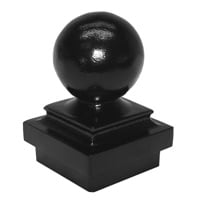 Gaines Mailboxes Post Finial Black