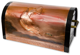 Hentzi Rugged Rural Mailbox Brook Trout