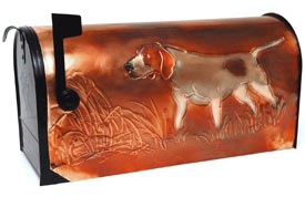 Hentzi Rural Copper Mailbox English Pointer