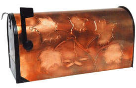 Hentzi Rural Copper Mailbox Majestic Maple
