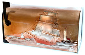 Hentzi Rural Mailbox New England Clipper