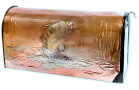 Hentzi Rural Copper Mailbox Bass