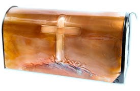 Hentzi Rural Copper Mailbox Cross