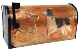 Hentzi Rural Copper Mailbox Springer Spaniel