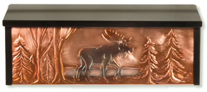 Henzti Wall Mount Mailbox Bull Moose
