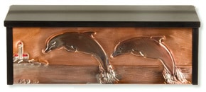 Henzti Wall Mount Mailbox Leaping Dolphins