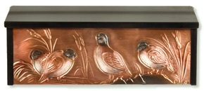 Henzti Wall Mount Mailbox Quail Covey