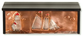 Henzti Wall Mount Mailbox Schooner