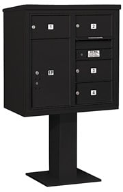 Salsbury 4C Pedestal 3408D-04 Black