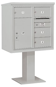 Salsbury 4C Pedestal 3408D-04 Gray