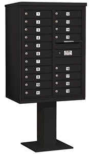 Salsbury 4C Pedestal 3411D-19 Black