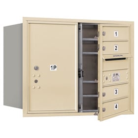 Salsbury 4C Mailboxes 3706D-04 Sandstone