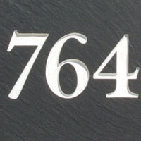 Stone Mill Plaques Black With White