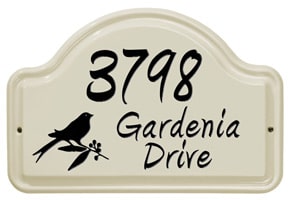 Whitehall Bird Arch Plaque Black