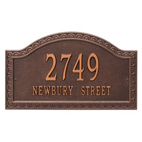 Whitehall Penhurst Arch Plaque Antique Copper