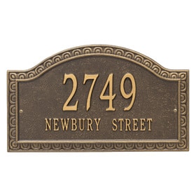 Whitehall Penhurst Arch Plaque Bronze Gold