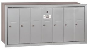 Salsbury 7 Door Vertical Mailbox Aluminum