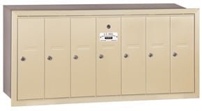 Salsbury 7 Door Vertical Mailbox Sandstone