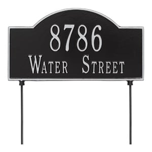 Whitehall 2 Sided Arch Black Silver