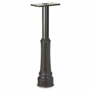 Basic Post With Decorative Cover Bronze