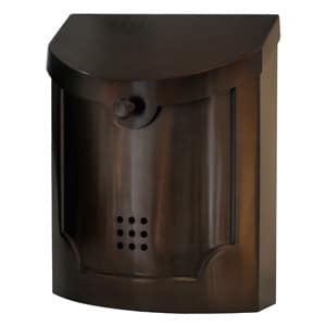 Ecco 4 Wall Mount Mailbox Bronze
