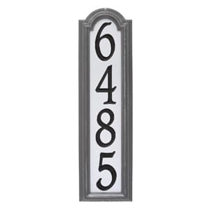 Whitehall Manchester Vertical Reflective Plaque Pewter