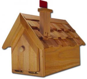 Deluxe Cedar Chalet Mailbox