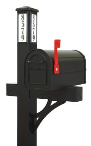 Brightlight Solutions Solar Mail Mailbox Post