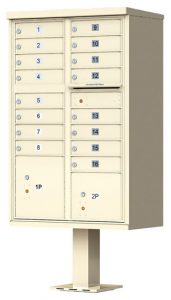 Florence 16 Door CBU Commercial Mailbox