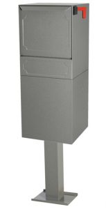 dVault Parcel Protector Vault Pedestal Mailbox