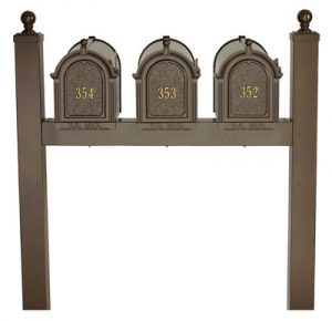 Whitehall Mailboxes Triple Post