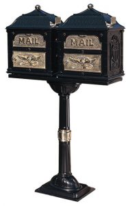 Gaines Dual Classic Pedestal Mailbox