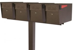 Mailboss Mailbox Quad Mount Post