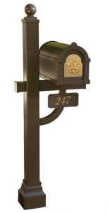 Gaines Keystone Eagle Mailbox Deluxe Post